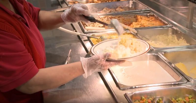 Air Force Dining Facility at McConnel AFB